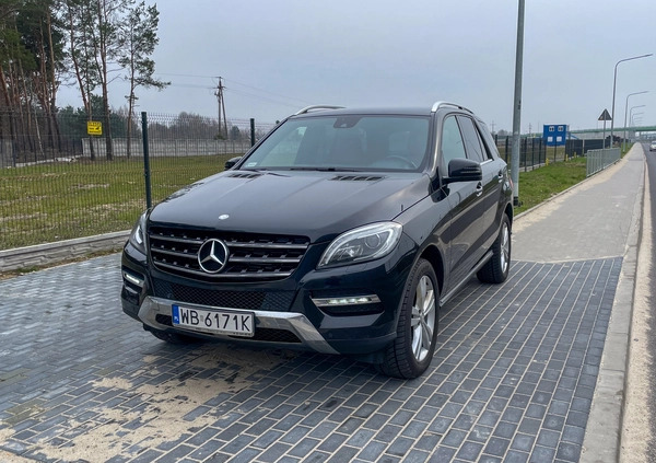 Mercedes-Benz ML cena 115000 przebieg: 213000, rok produkcji 2014 z Warszawa małe 46